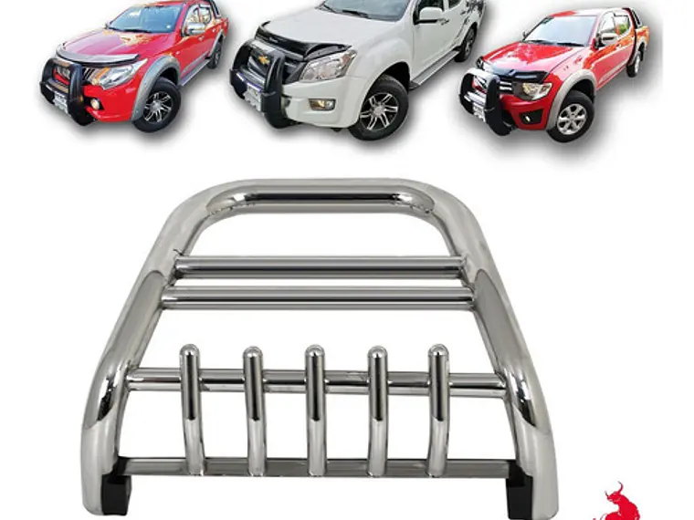 Defensa Bumper Acero Inoxidable Universal Cromada Camionetas 2