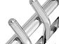 Defensa Bumper Acero Inoxidable Universal Cromada Camionetas - Miniatura 5