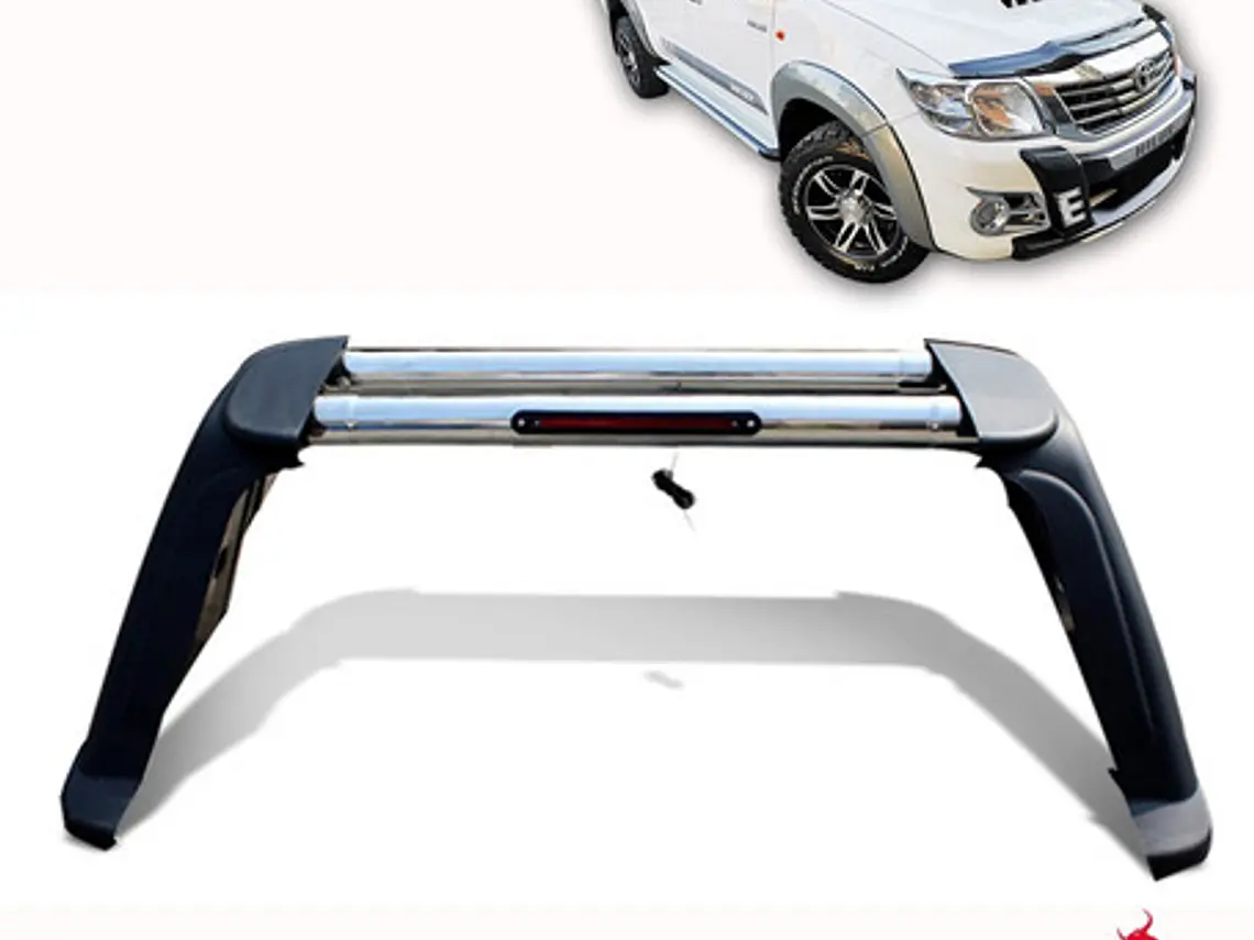 Barra Antivuelco Acero Y Plastico Toyota Hilux Vigo 2006 + 3