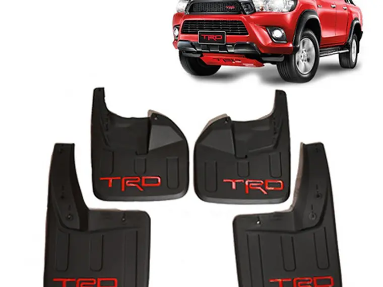 Set De Aleta Guarda Barro Para Hilux Revo Trd Letras 2016 + 1