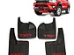 Set De Aleta Guarda Barro Para Hilux Revo Trd Letras 2016 + - Miniatura 1