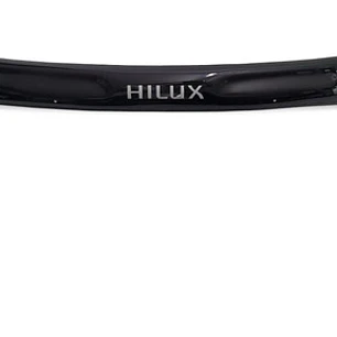 Deflector De Capot Negro Con Logo  Toyota Hilux  2006-2011
