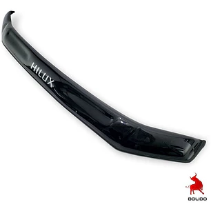 Deflector De Capot Negro Con Logo  Toyota Hilux  2006-2011