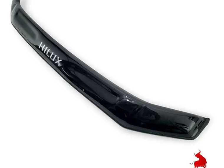Deflector De Capot Negro Con Logo  Toyota Hilux  2006-2011 2