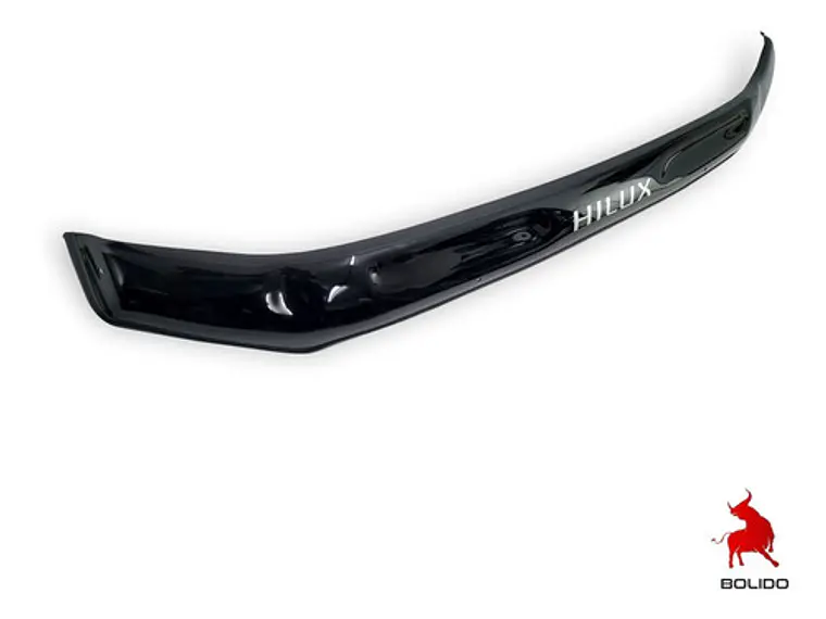 Deflector De Capot Negro Con Logo  Toyota Hilux  2006-2011 4