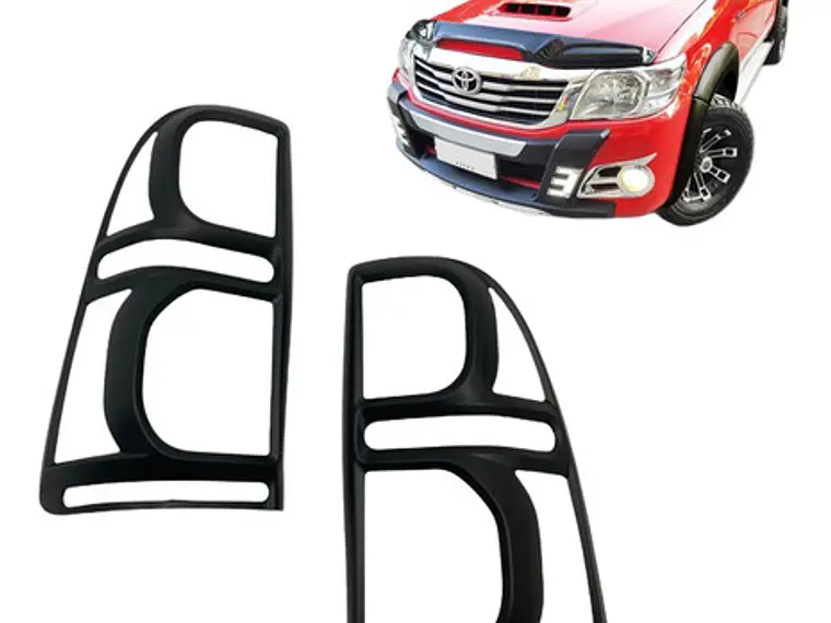 Biseles Negros  Focos Trasero Toyota Hilux Vigo 2012-16 1