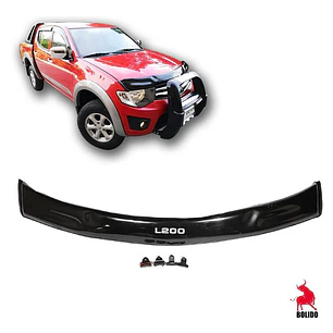 Deflector De Capot Mitsubishi L200 Negro 2008 - 2015