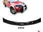 Deflector De Capot Mitsubishi L200 Negro 2008 - 2015 - Miniatura 1