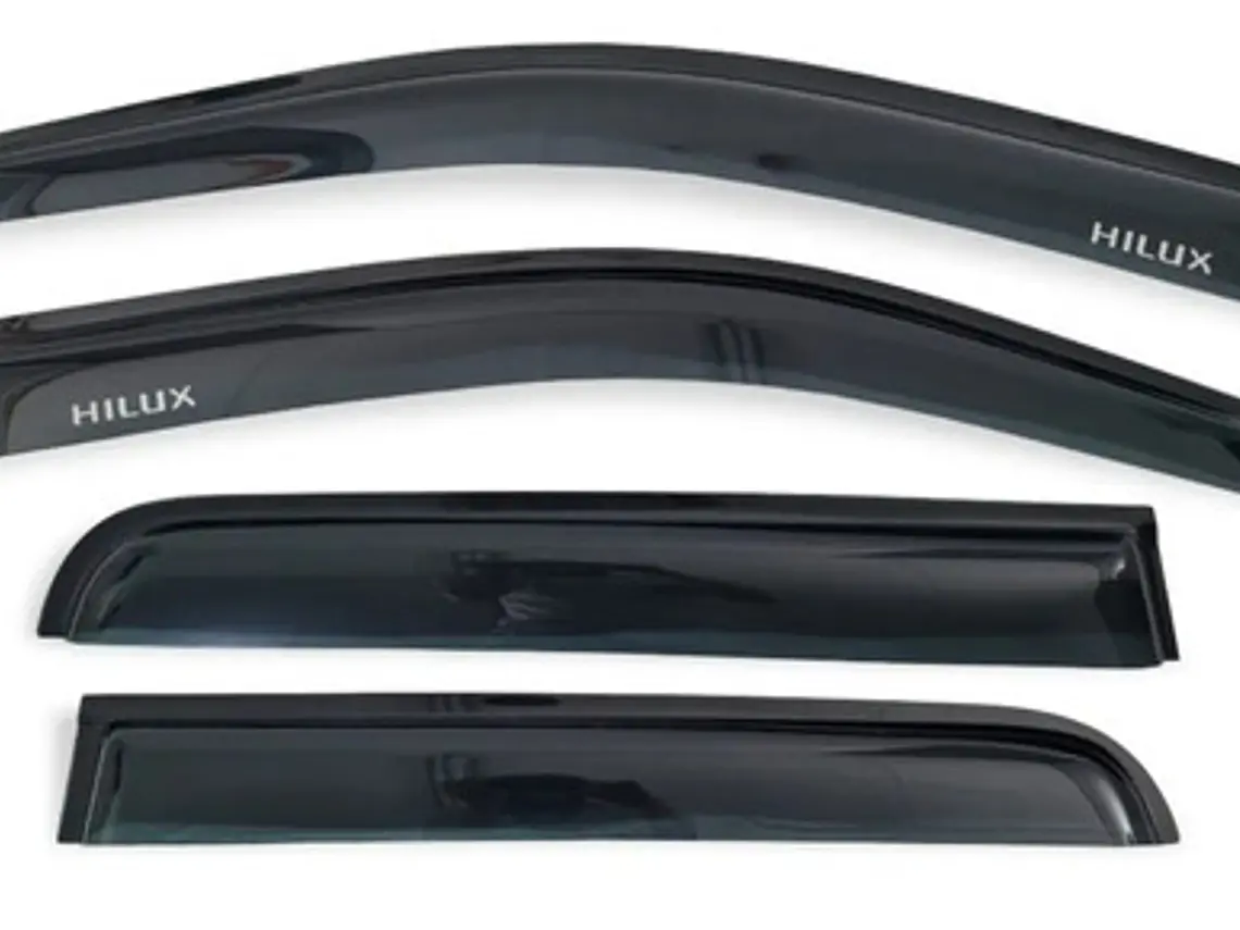 Kit Aletas Botaaguas Negras Toyota Hilux 06-16 Envío Gratis 2