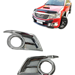 Biseles Cromados Neblineros Toyota Hilux Vigo 2012-16