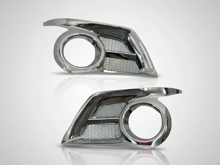 Biseles Cromados Neblineros Toyota Hilux Vigo 2012-16 7