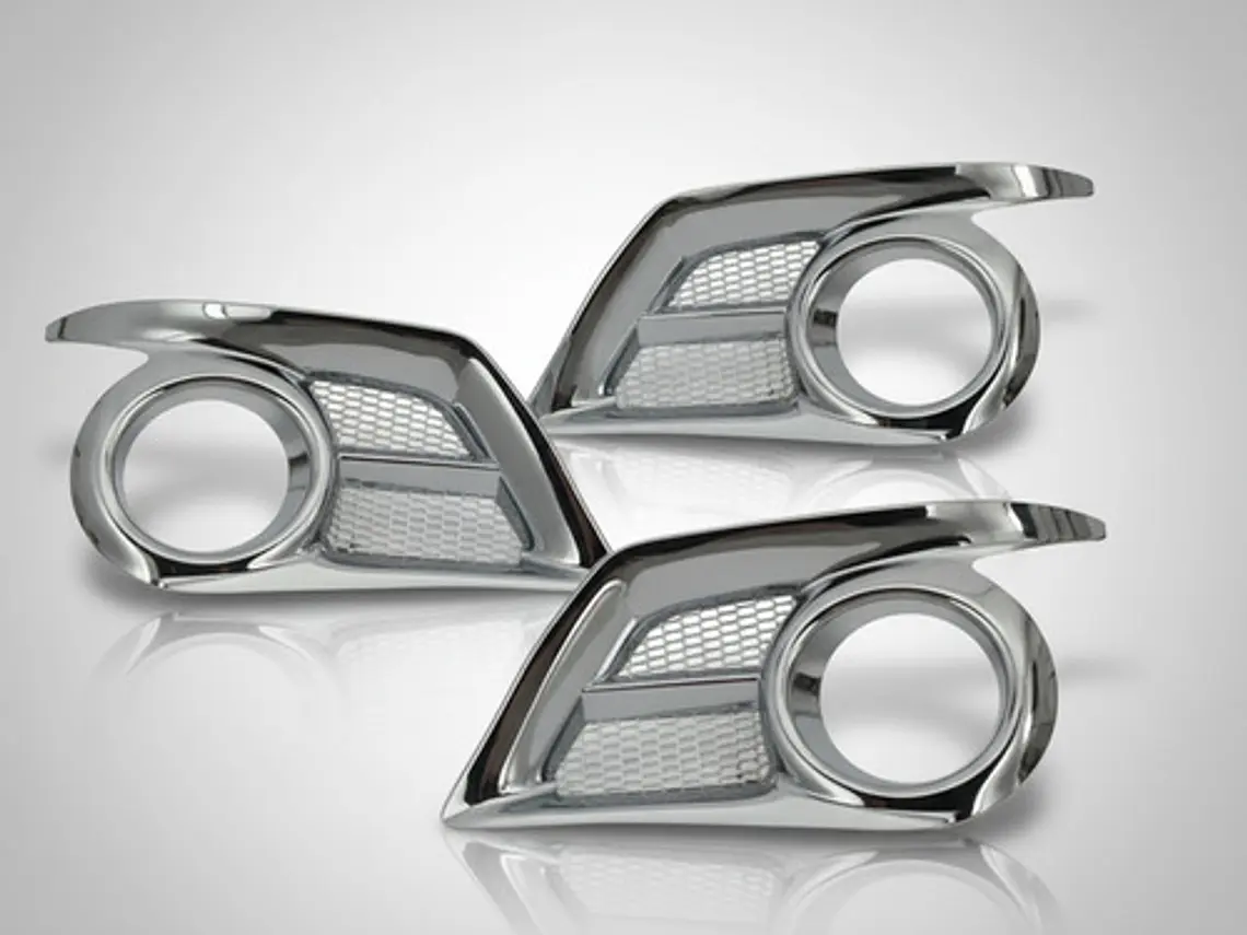 Biseles Cromados Neblineros Toyota Hilux Vigo 2012-16 11