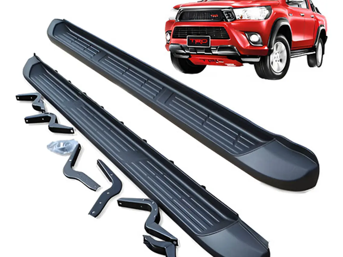 Pisaderas Negras Toyota Hilux Revo 2016-2022 Modelo Original 1