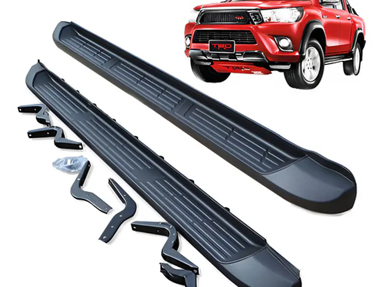 Pisaderas Negras Toyota Hilux Revo 2016-2022 Modelo Original 1