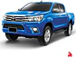 Pisaderas Negras Toyota Hilux Revo 2016-2022 Modelo Original - Miniatura 7
