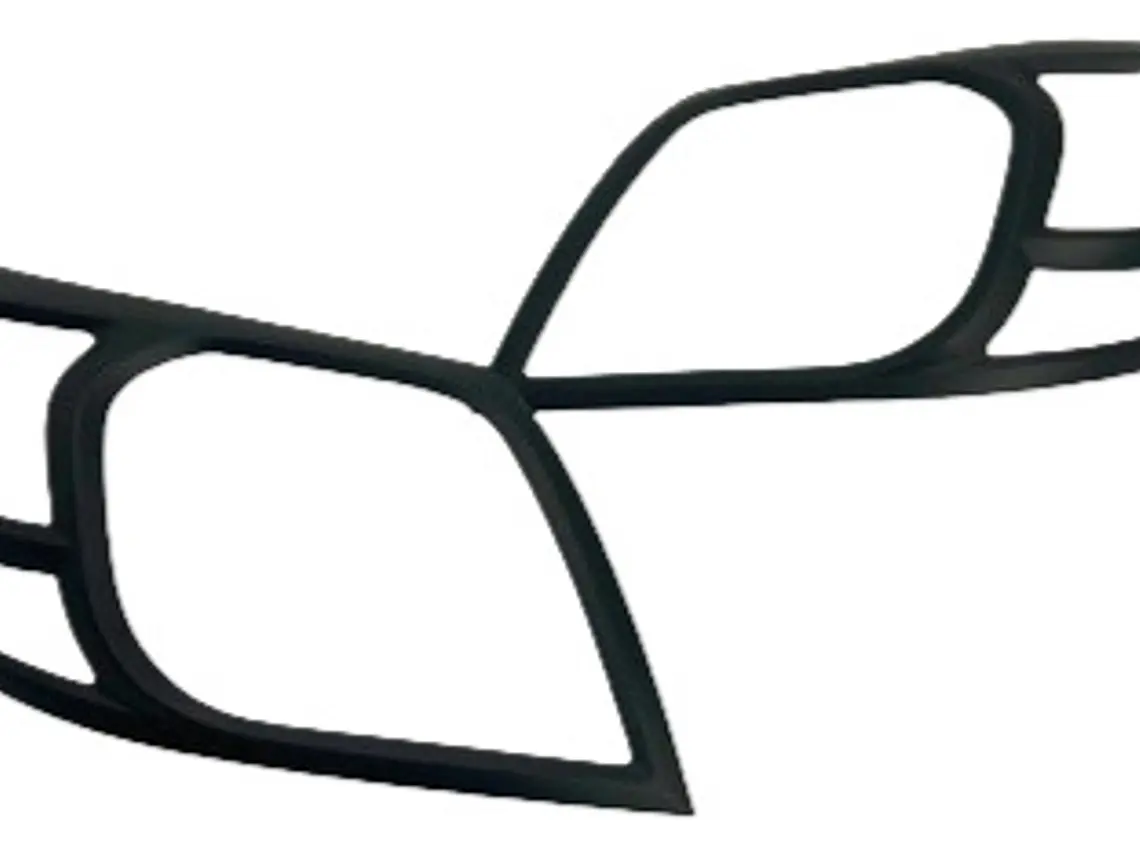 Biseles Negros Focos Delanteros Toyota Hilux Vigo 2012-16 4