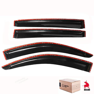 Aletas Bota Aguas Negras Con Logo Chevrolet Dmax 2015 - 2022