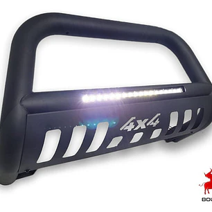 Defensa Fierro Negra 4x4 Led Toyota Hilux Revo 2016+