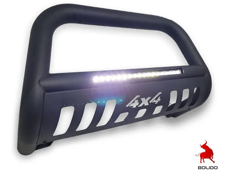 Defensa Fierro Negra 4x4 Led Toyota Hilux Revo 2016+ 1