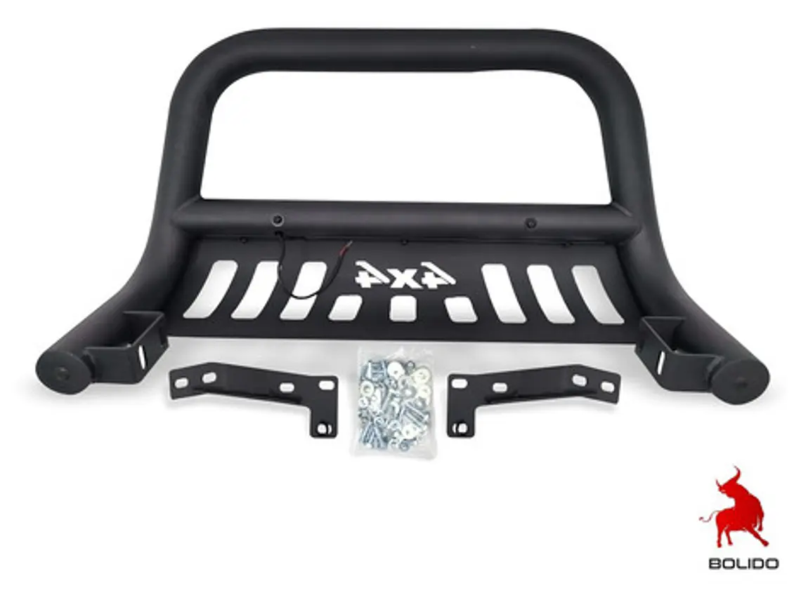 Defensa Fierro Negra 4x4 Led Toyota Hilux Revo 2016+ 4