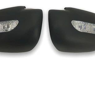 Cubre Espejos Luz Led Negros Toyota Hilux Vigo 2006-16