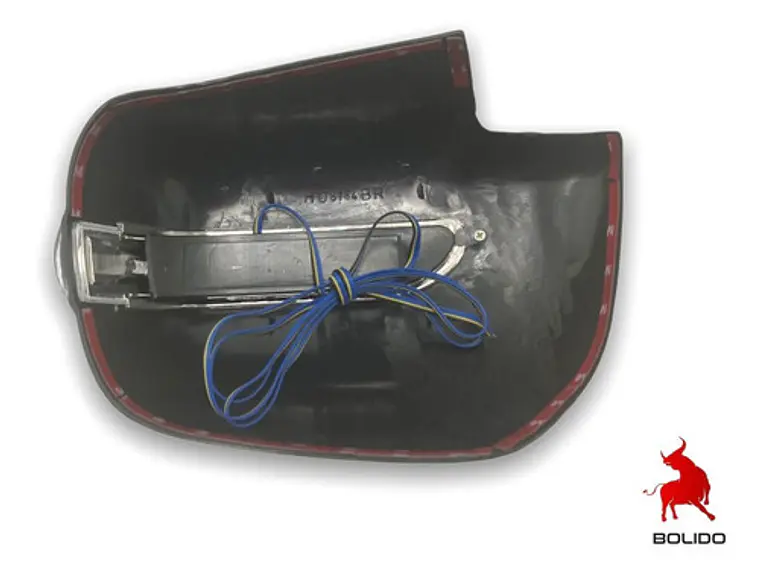 Cubre Espejos Luz Led Negros Toyota Hilux Vigo 2006-16 5