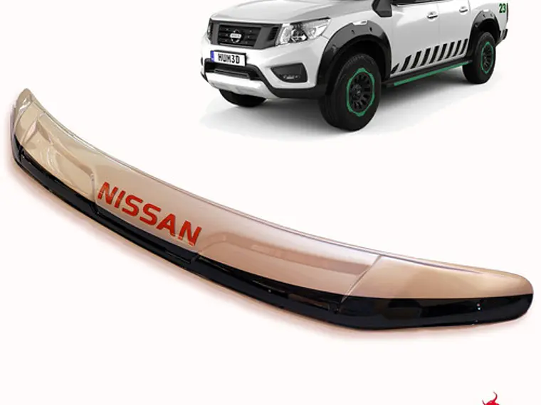 Deflector Capot Bicolor Con Logo Nissan Np300  2016 - 2020 1