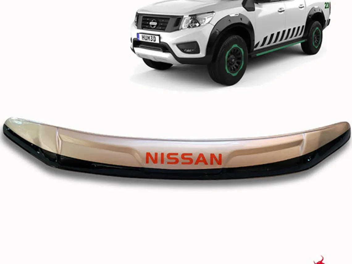 Deflector Capot Bicolor Con Logo Nissan Np300  2016 - 2020 2