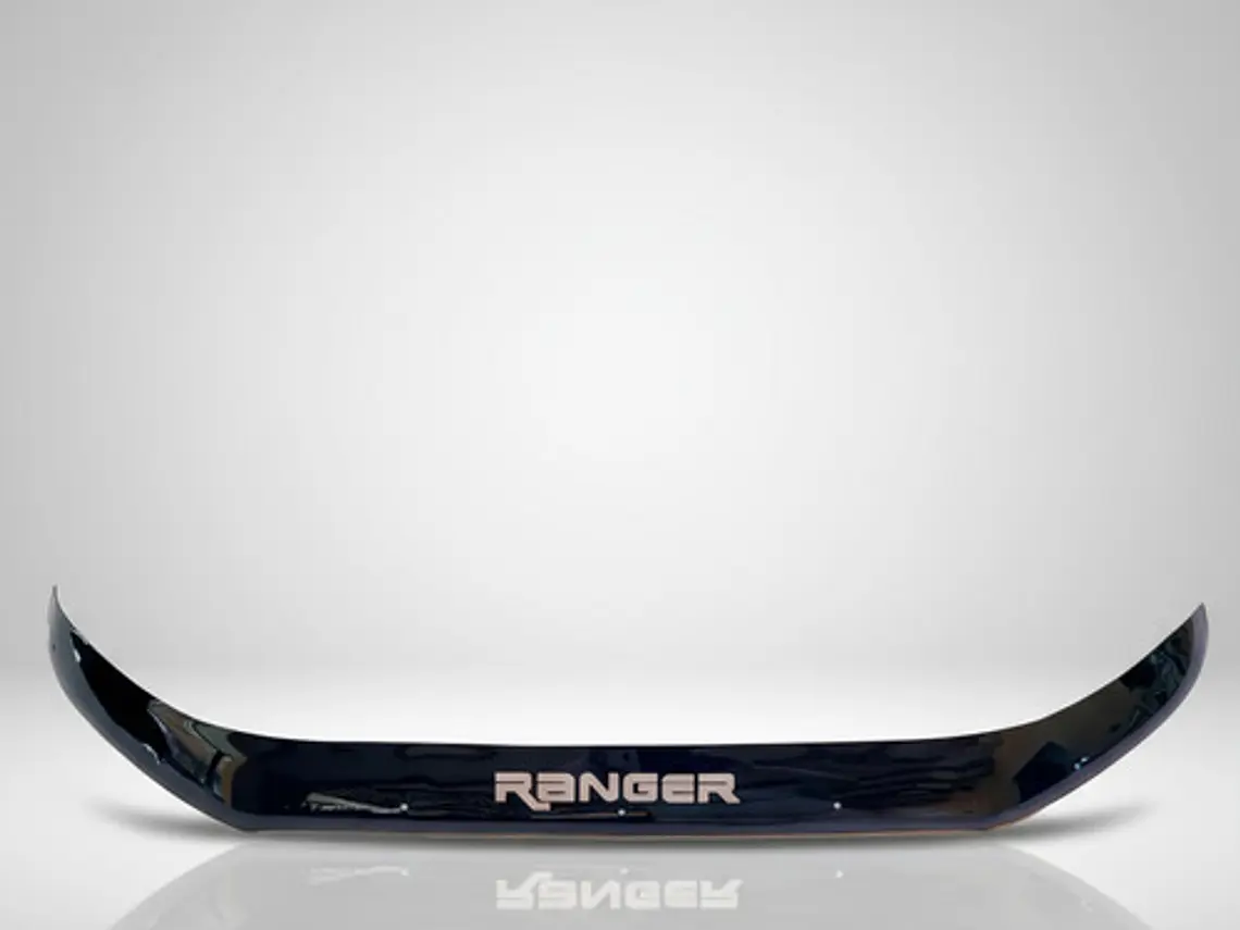 Deflector Capot Negro Con Logo Ford Ranger T7 2016 - 2021  9