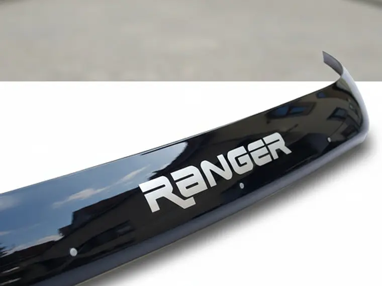 Deflector Capot Negro Con Logo Ford Ranger T7 2016 - 2021  12