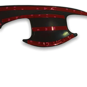 Set 4 Fondo Manillas Negras Toyota Hilux Revo 2016+ Envio Gr