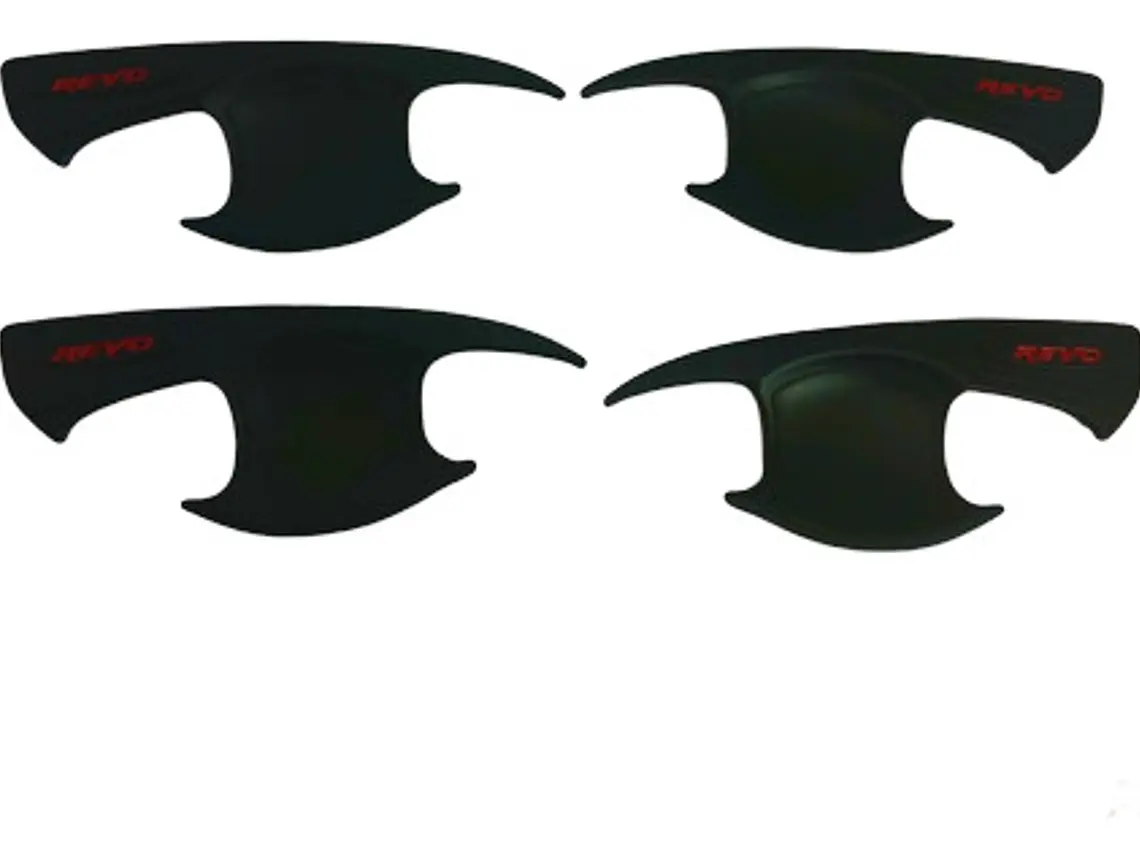 Set 4 Fondo Manillas Negras Toyota Hilux Revo 2016+ Envio Gr 2