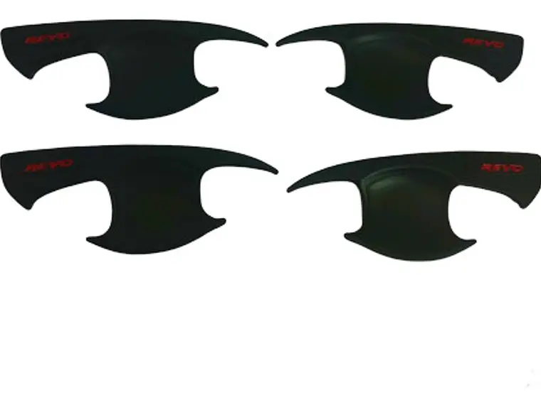 Set 4 Fondo Manillas Negras Toyota Hilux Revo 2016+ Envio Gr 2