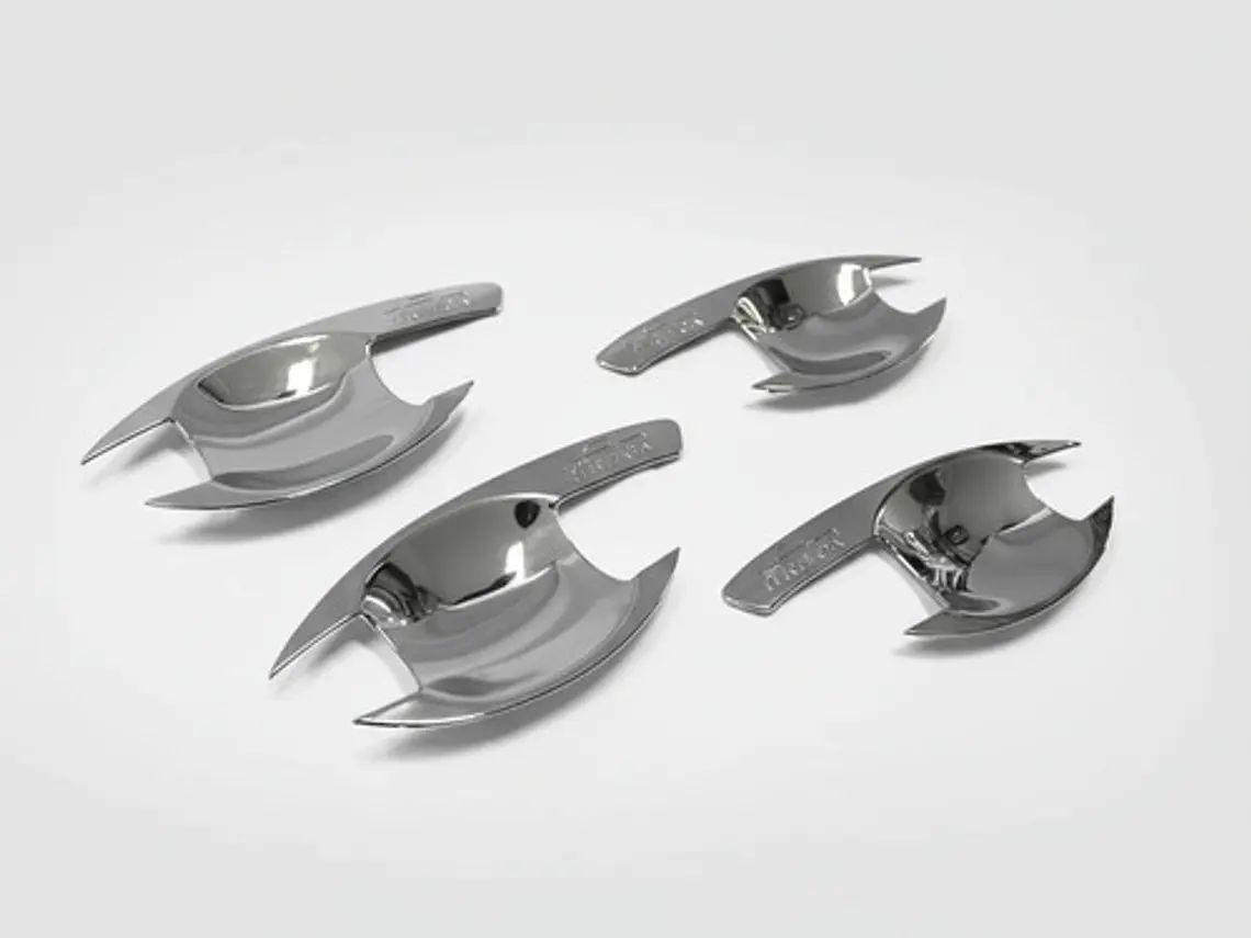 Set 4 Fondos Manillas Cromadas Mitsubishi L200 2007 - 2015  8