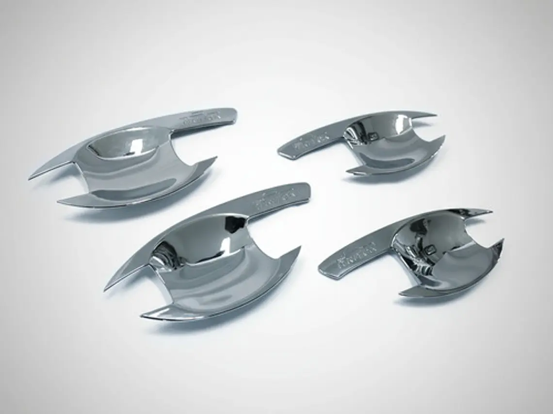 Set 4 Fondos Manillas Cromadas Mitsubishi L200 2007 - 2015  9