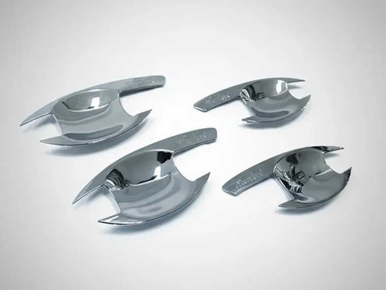 Set 4 Fondos Manillas Cromadas Mitsubishi L200 2007 - 2015  9