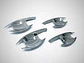 Set 4 Fondos Manillas Cromadas Mitsubishi L200 2007 - 2015  - Miniatura 9