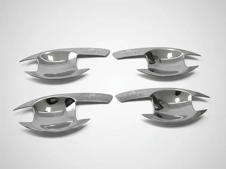 Set 4 Fondos Manillas Cromadas Mitsubishi L200 2007 - 2015  11