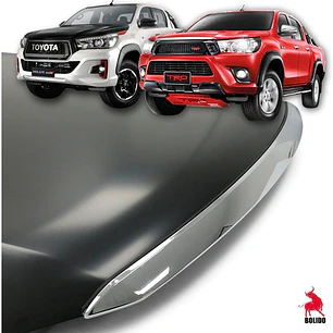 Moldura Bisel Capot Cromado Toyota Hilux Revo 2016  2021