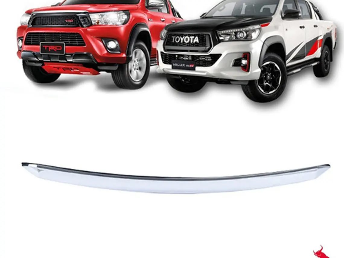 Moldura Bisel Capot Cromado Toyota Hilux Revo 2016  2021 2