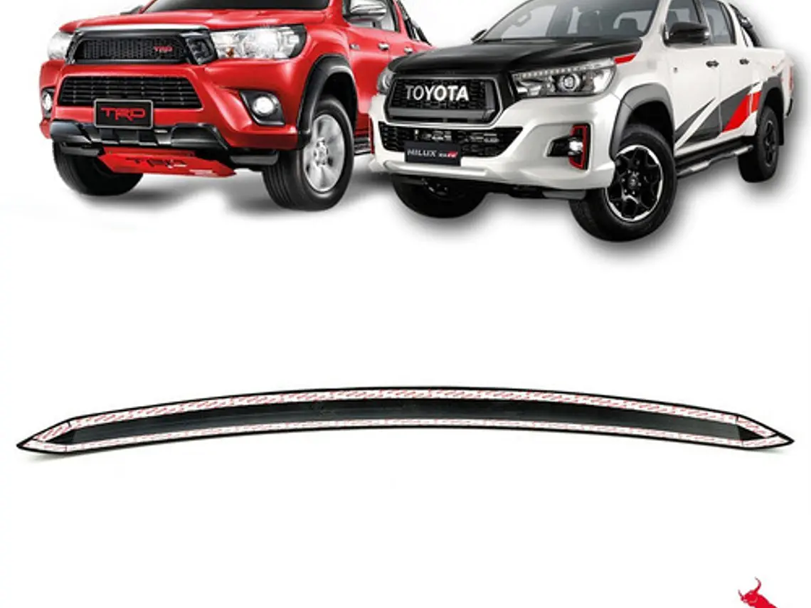 Moldura Bisel Capot Cromado Toyota Hilux Revo 2016  2021 4