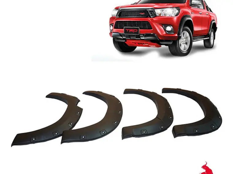 Fangueras Extension Tapabarro Militares Toyota Hilux 2016+ 3
