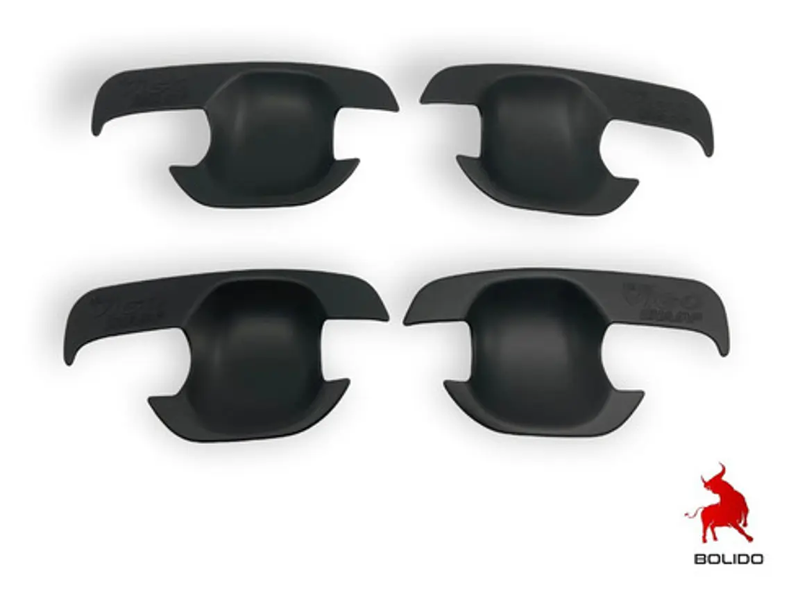 Set 4 Fondo Manillas Negras  Toyota Hilux Vigo 2012 - 2016 1