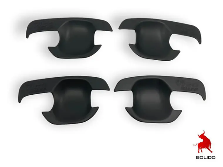 Set 4 Fondo Manillas Negras  Toyota Hilux Vigo 2012 - 2016 1