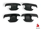 Set 4 Fondo Manillas Negras  Toyota Hilux Vigo 2012 - 2016 - Miniatura 1