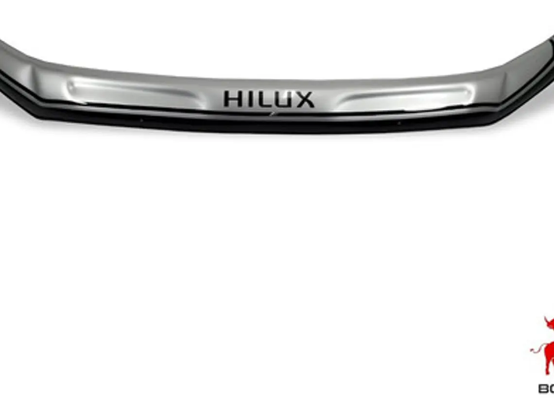 Deflector De Capot Bicolor Con Logo  Toyota Hilux  2006-2011 2