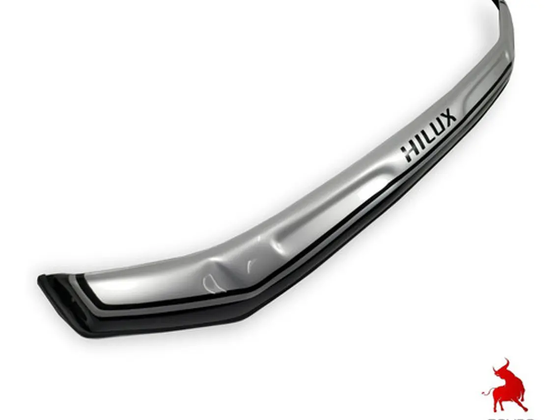 Deflector De Capot Bicolor Con Logo  Toyota Hilux  2006-2011 4