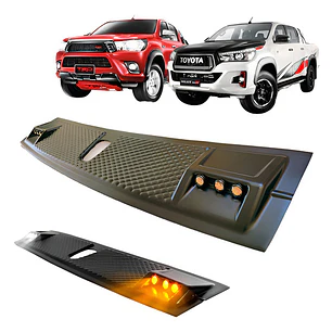 Moldura Techo Con Led Spoiler Toyota Hilux Revo 2016 - 2022 