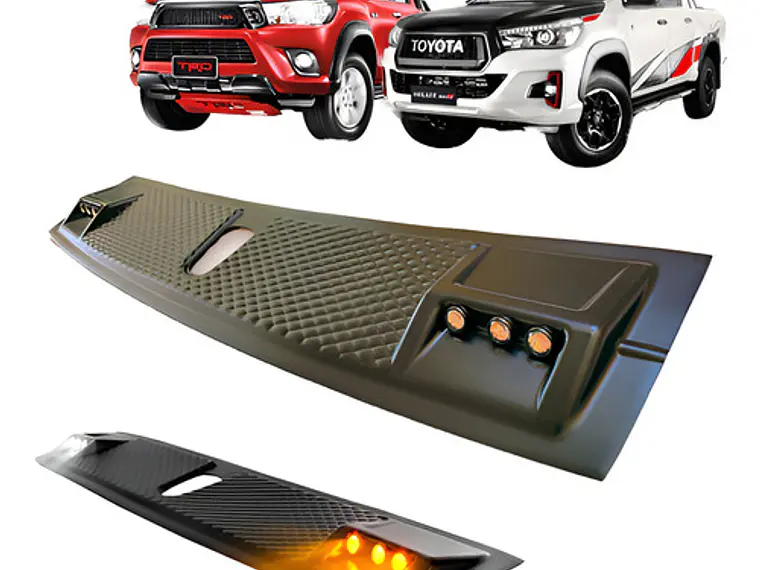Moldura Techo Con Led Spoiler Toyota Hilux Revo 2016 - 2022  1