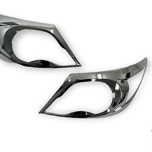 Biseles Cromados Focos Delanteros Toyota Hilux Kun 2006-11